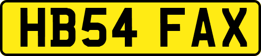 HB54FAX