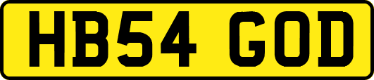 HB54GOD