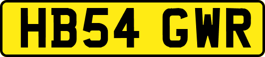 HB54GWR