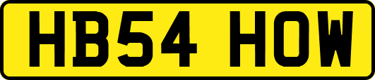 HB54HOW
