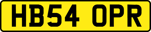 HB54OPR