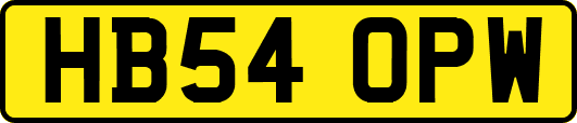 HB54OPW
