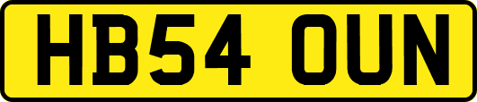 HB54OUN
