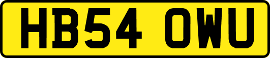 HB54OWU