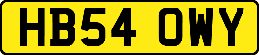 HB54OWY