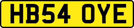 HB54OYE