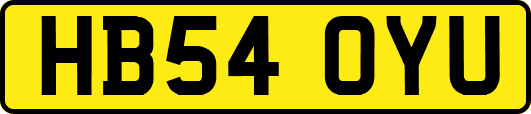 HB54OYU