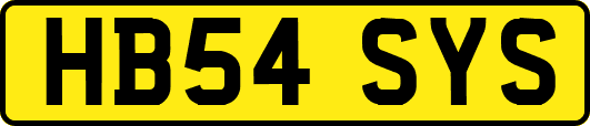 HB54SYS
