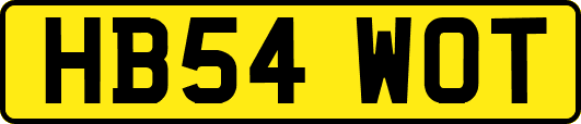 HB54WOT