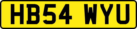 HB54WYU