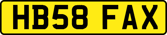HB58FAX