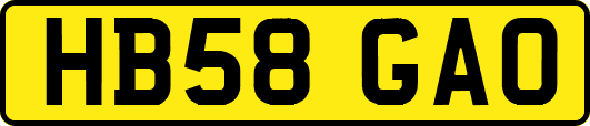 HB58GAO