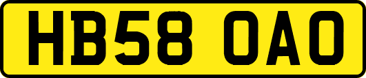 HB58OAO
