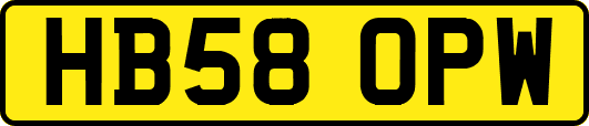 HB58OPW