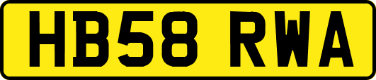HB58RWA