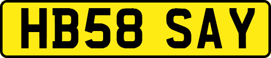 HB58SAY