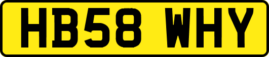 HB58WHY
