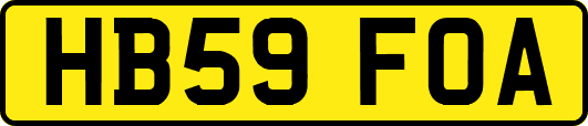 HB59FOA