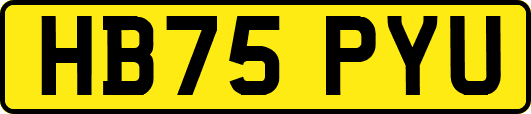 HB75PYU