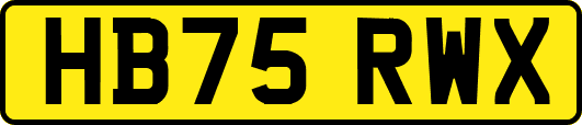 HB75RWX