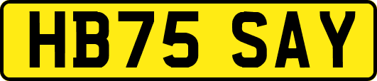 HB75SAY