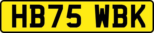 HB75WBK