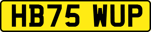 HB75WUP