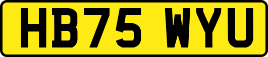 HB75WYU