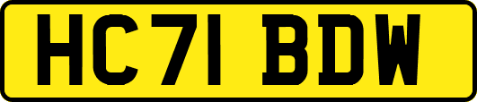 HC71BDW