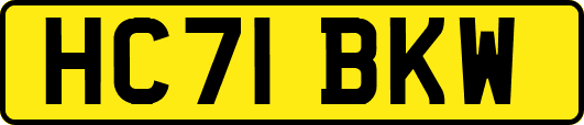 HC71BKW