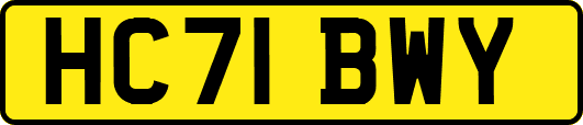 HC71BWY