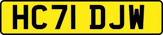 HC71DJW