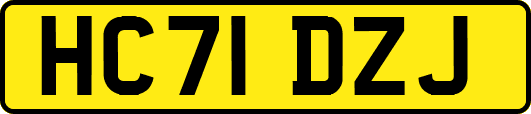 HC71DZJ