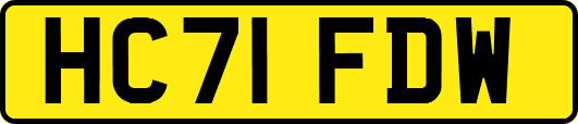 HC71FDW