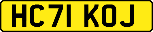 HC71KOJ