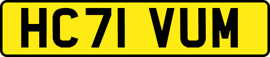 HC71VUM