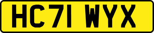 HC71WYX