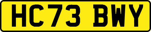 HC73BWY