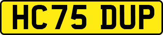 HC75DUP