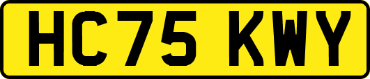 HC75KWY