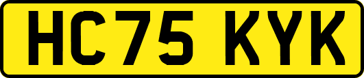 HC75KYK