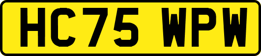 HC75WPW