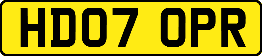 HD07OPR