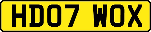 HD07WOX