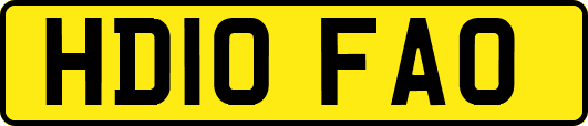 HD10FAO
