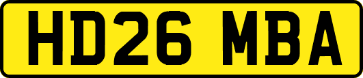 HD26MBA