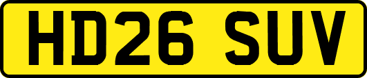 HD26SUV