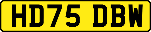 HD75DBW