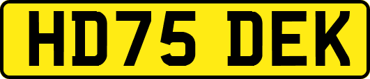 HD75DEK