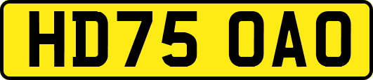 HD75OAO